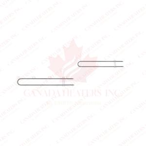 EMRTS-TBH-018 heating element 750W 110V mounting pos. upper dry heating element